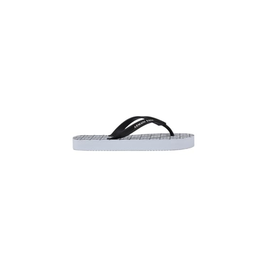 Armani Exchange Weiße Gummi Flip-Flop Sandalen - Image 1