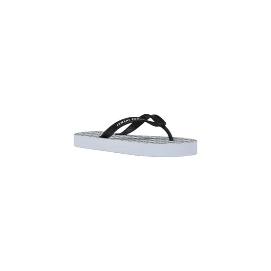 Armani Exchange Weiße Gummi Flip-Flop Sandalen - Image 2