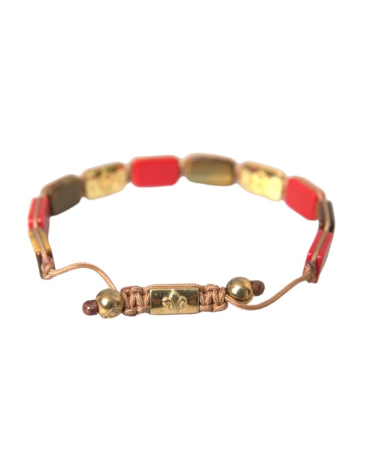 Nialaya CZ Tigerauge Rote Koralle 925 Silber Herrenarmband - Image 5