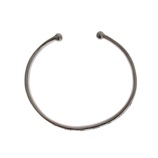 Nialaya Graues Rhodium 925 Silber Armreif - Image 4