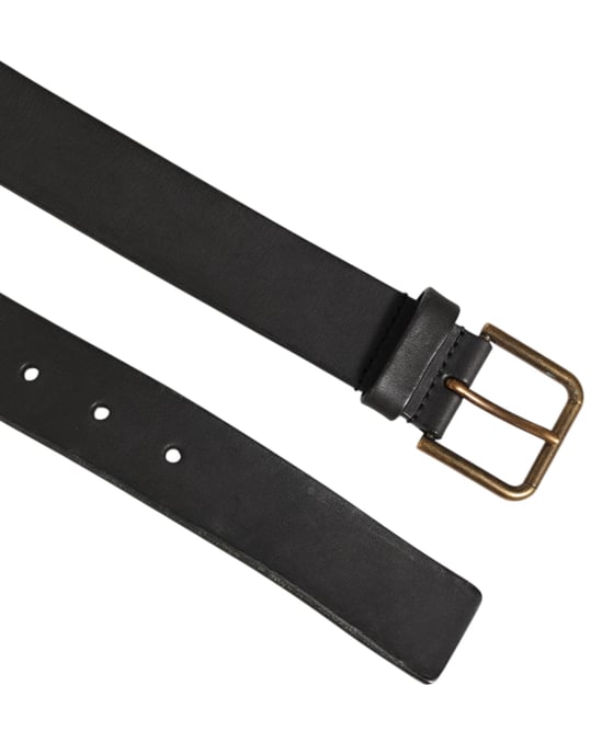 Dolce & Gabbana Schwarzer Leder-Gürtel mit Metallverschluss für Herren - Image 4