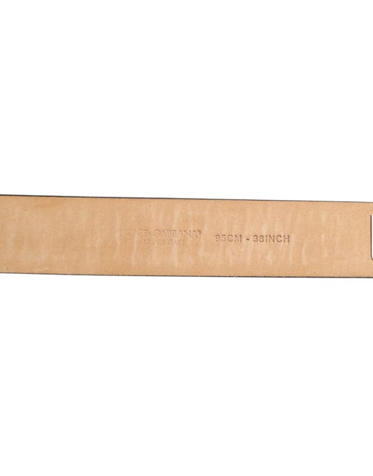 Dolce & Gabbana Schwarzer Klassischer Leder-Gürtel mit Schnalle in Silberfarbe - Image 3