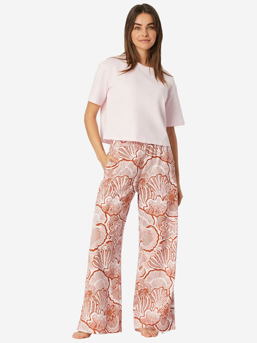 Schiesser Damen Pyjamahose Mix RelaxSchlafhose, Nacht Hose, Loungehose - Image 5