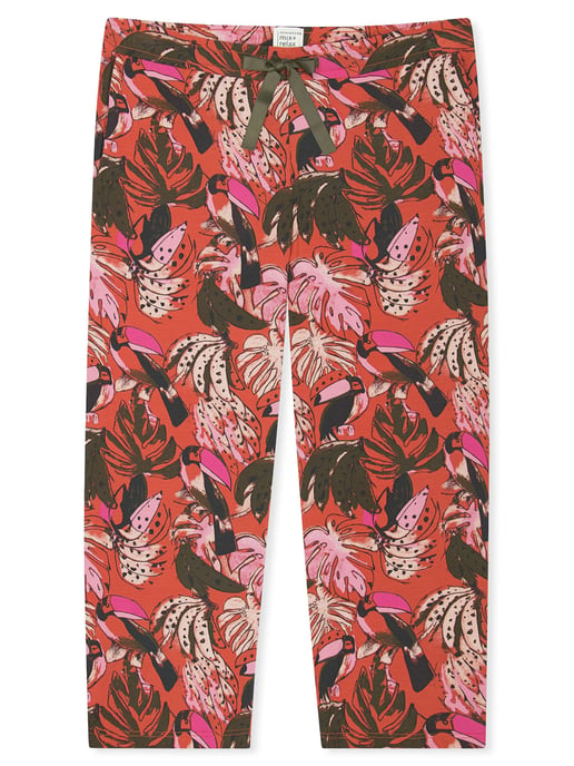 Schiesser Damen Pyjamahose Mix RelaxSchlafhose, Nacht Hose, Loungehose - Image 1