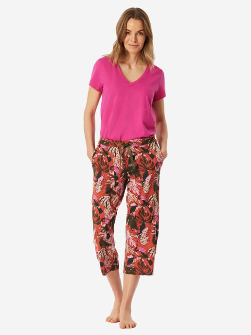 Schiesser Damen Pyjamahose Mix RelaxSchlafhose, Nacht Hose, Loungehose - Image 2