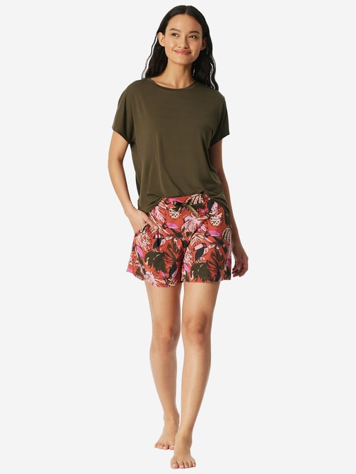 Schiesser Damen Pyjamahose Mix RelaxSchlafhose, Nacht Hose, Loungehose - Image 2