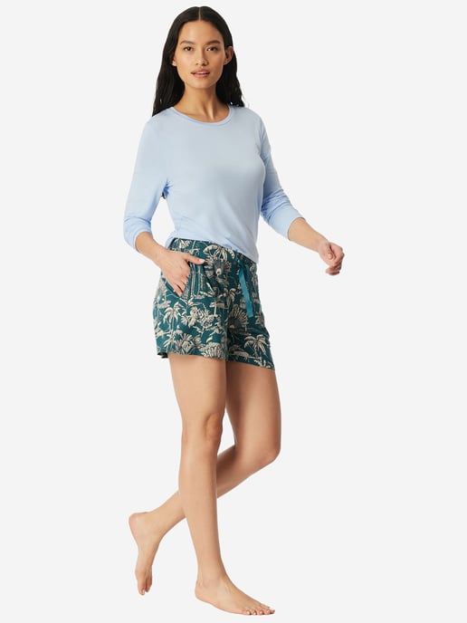 Schiesser Damen Pyjamahose Mix RelaxSchlafhose, Nacht Hose, Loungehose - Image 2
