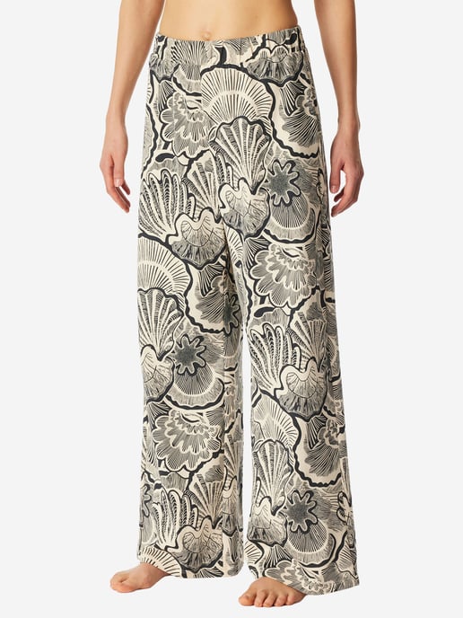 Schiesser Damen Pyjamahose Mix RelaxSchlafhose, Nacht Hose, Loungehose - Image 2
