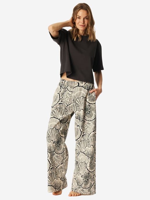 Schiesser Damen Pyjamahose Mix RelaxSchlafhose, Nacht Hose, Loungehose - Image 4