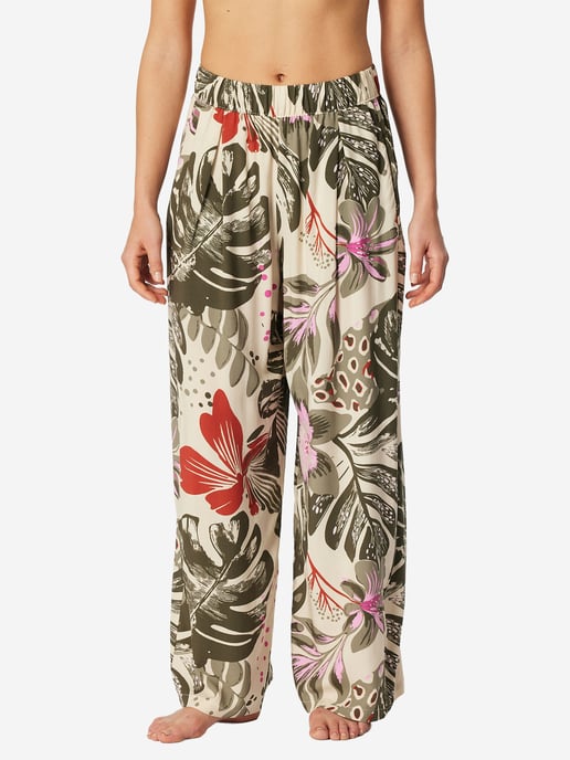 Schiesser Damen Pyjamahose Mix RelaxSchlafhose, Nacht Hose, Loungehose - Image 2