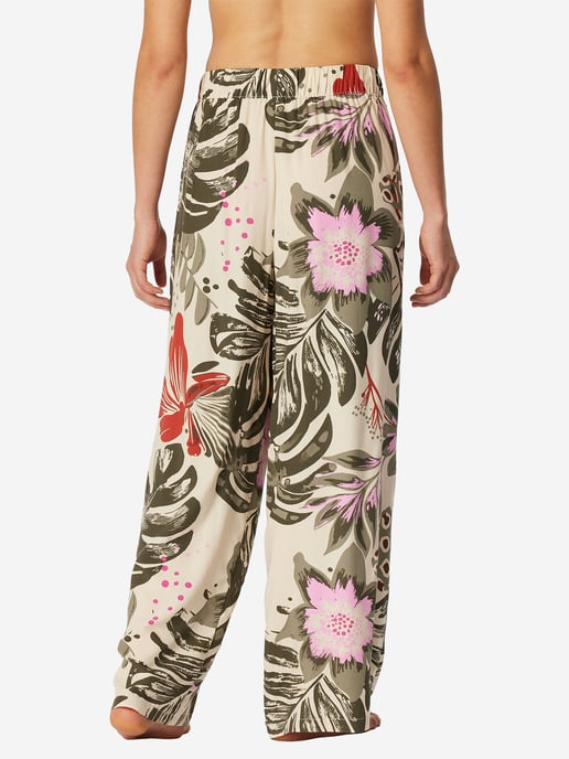 Schiesser Damen Pyjamahose Mix RelaxSchlafhose, Nacht Hose, Loungehose - Image 3