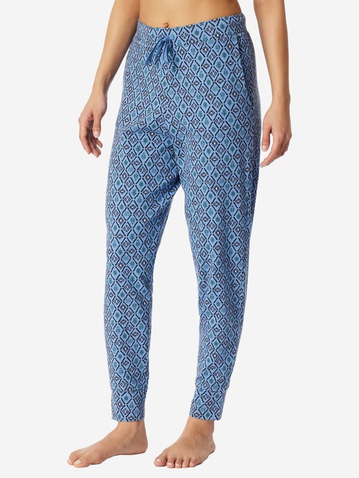 Schiesser Damen Pyjamahose Mix RelaxSchlafhose, Nacht Hose, Loungehose - Image 2
