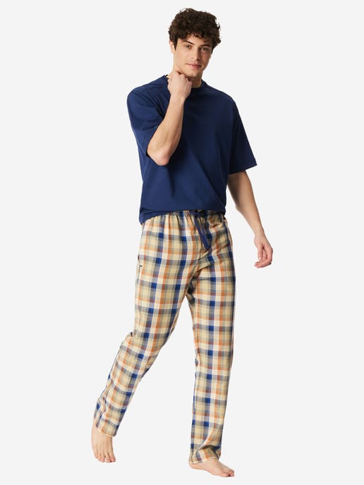 Schiesser Herren Pyjamahose Mix RelaxSchlafhose, Nacht Hose, Loungehose - Image 4