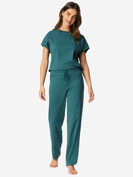 Schiesser Damen Pyjamahose Mix RelaxSchlafhose, Nacht Hose, Loungehose - Image 4