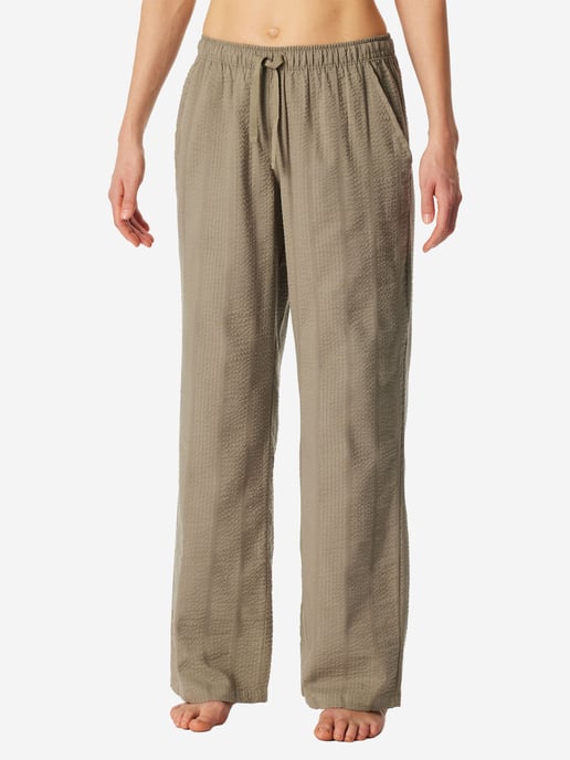 Schiesser Damen Pyjamahose Mix RelaxSchlafhose, Nacht Hose, Loungehose - Image 2