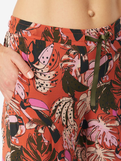 Schiesser Damen Pyjamahose Mix RelaxSchlafhose, Nacht Hose, Loungehose - Image 5