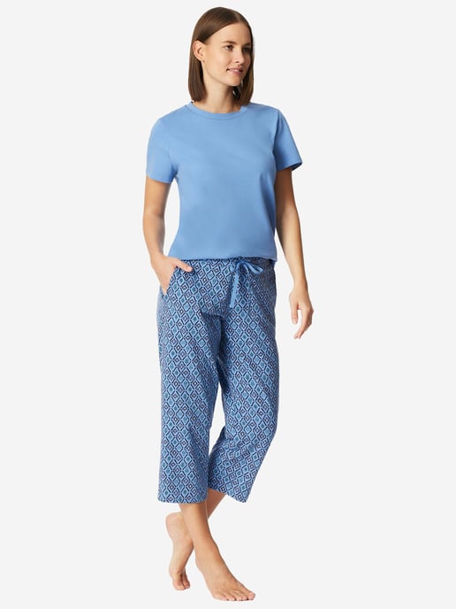 Schiesser Damen Pyjamahose Mix RelaxSchlafhose, Nacht Hose, Loungehose - Image 2