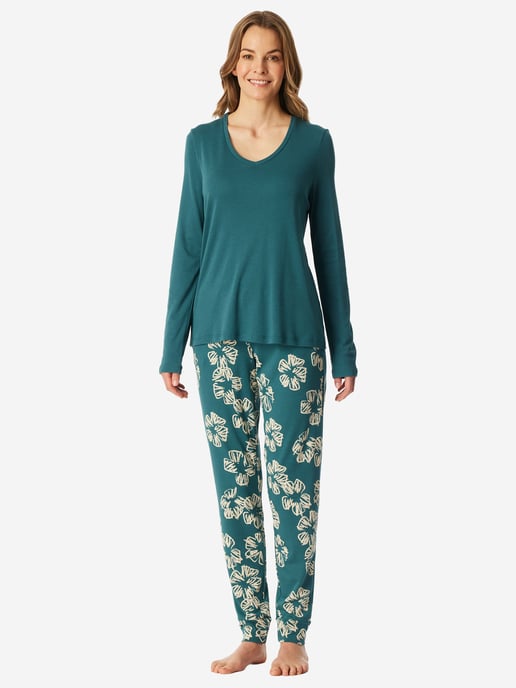 Schiesser Damen Pyjama ModernSchlafanzug, Pyjama Set, Nachtwäsche - Image 4