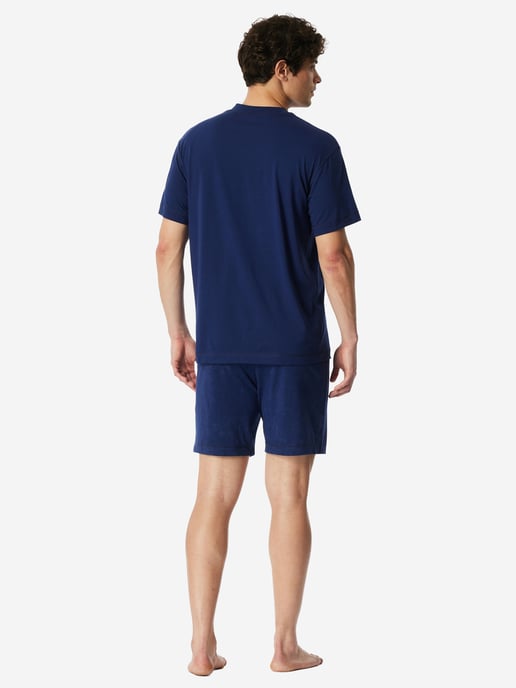 Schiesser Herren Pyjama Modern EssentialsSchlafanzug, Pyjama Set, Nachtwäsche - Image 3