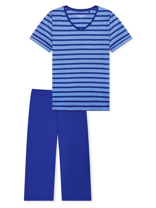 Schiesser Damen Pyjama Casual EssentialsSchlafanzug, Pyjama Set, Nachtwäsche - Image 1