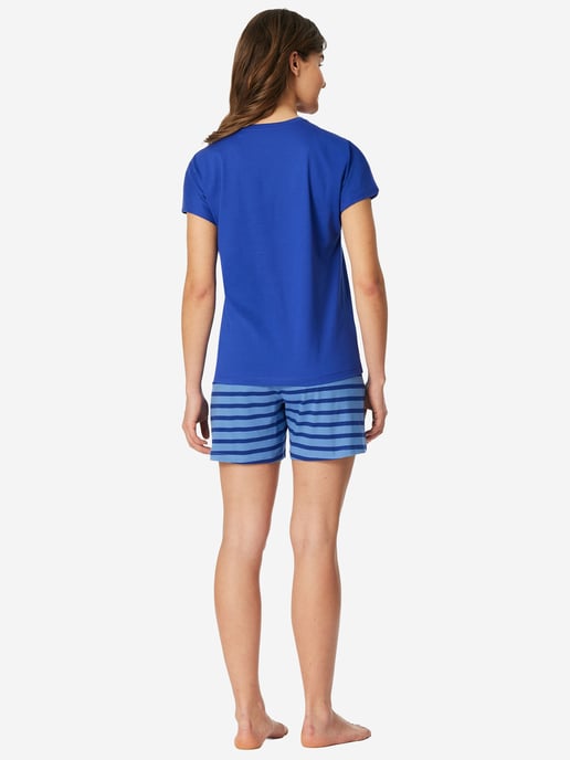 Schiesser Damen Pyjama Casual EssentialsSchlafanzug, Pyjama Set, Nachtwäsche - Image 3