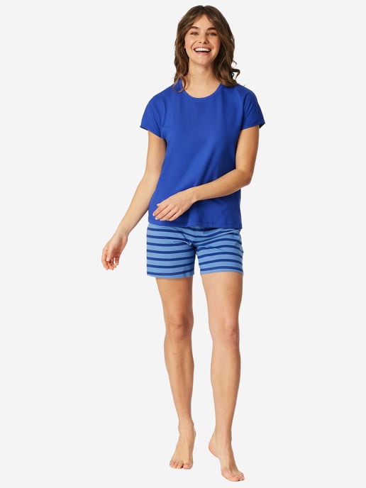 Schiesser Damen Pyjama Casual EssentialsSchlafanzug, Pyjama Set, Nachtwäsche - Image 4