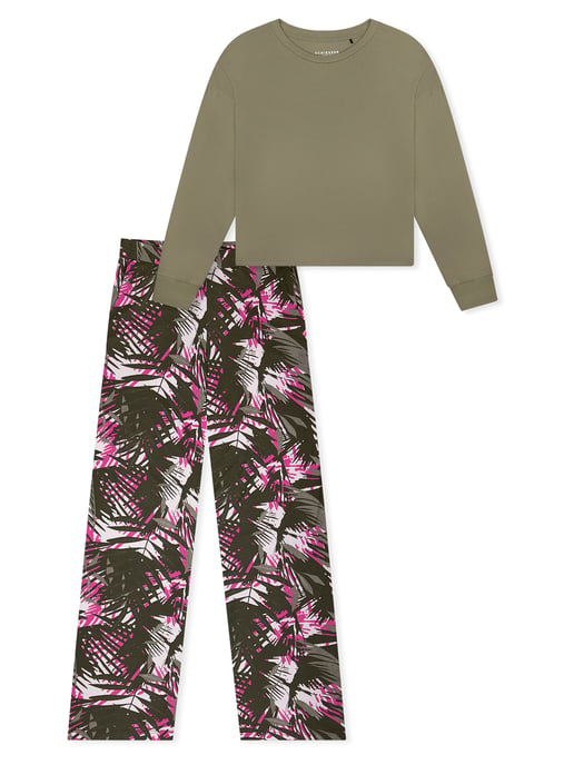 Schiesser Damen Pyjama ModernSchlafanzug, Pyjama Set, Nachtwäsche - Image 1