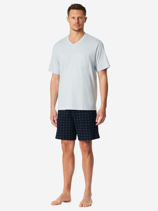 Schiesser Herren Pyjama Comfort EssentialsSchlafanzug, Pyjama Set, Nachtwäsche - Image 2