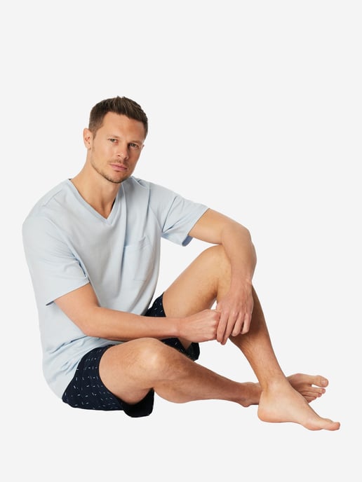 Schiesser Herren Pyjama Comfort EssentialsSchlafanzug, Pyjama Set, Nachtwäsche - Image 6