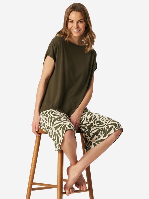 Schiesser Damen Pyjama Selected PremiumSchlafanzug, Pyjama Set, Nachtwäsche - Image 4