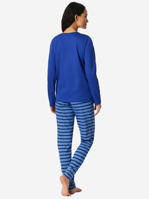 Schiesser Damen Pyjama Casual EssentialsSchlafanzug, Pyjama Set, Nachtwäsche - Image 3