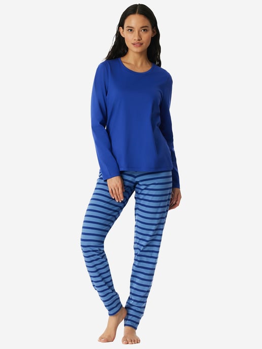 Schiesser Damen Pyjama Casual EssentialsSchlafanzug, Pyjama Set, Nachtwäsche - Image 4