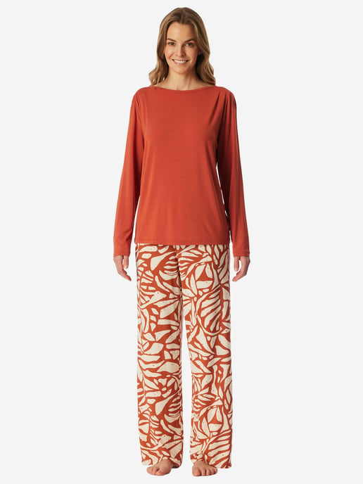 Schiesser Damen Pyjama Selected PremiumSchlafanzug, Pyjama Set, Nachtwäsche - Image 2