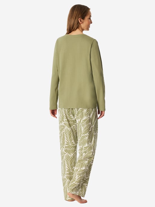 Schiesser Damen Pyjama Comfort EssentialsSchlafanzug, Pyjama Set, Nachtwäsche - Image 3