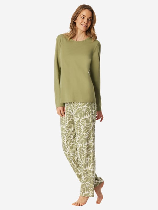 Schiesser Damen Pyjama Comfort EssentialsSchlafanzug, Pyjama Set, Nachtwäsche - Image 4
