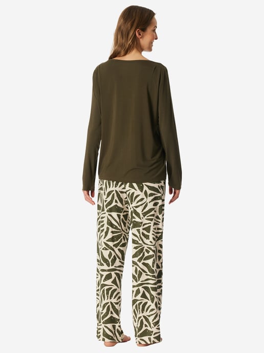 Schiesser Damen Pyjama Selected PremiumSchlafanzug, Pyjama Set, Nachtwäsche - Image 3