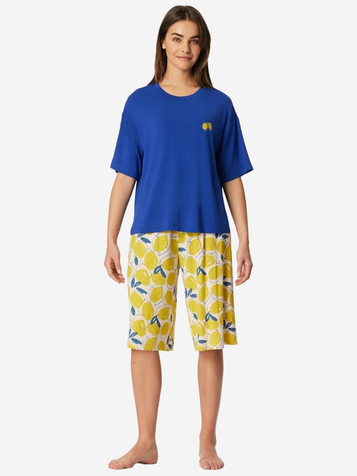 Schiesser Damen Pyjama Casual FashionSchlafanzug, Pyjama Set, Nachtwäsche - Image 4
