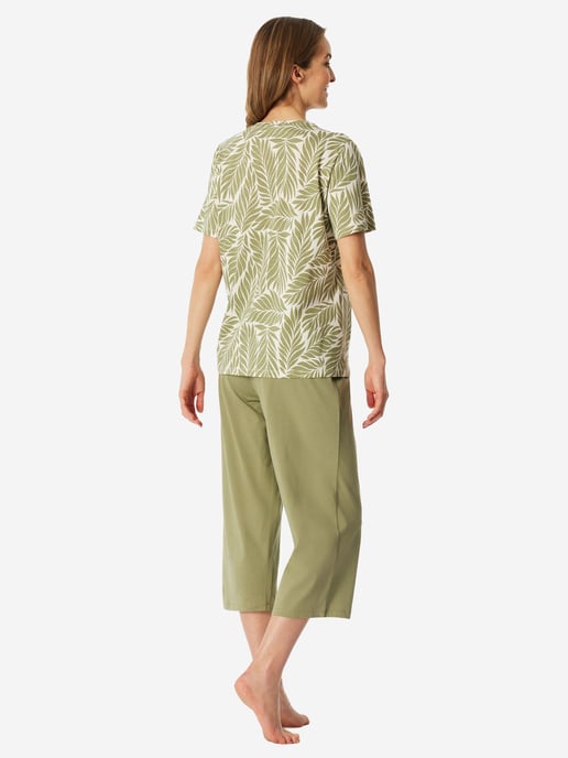 Schiesser Damen Pyjama Comfort EssentialsSchlafanzug, Pyjama Set, Nachtwäsche - Image 3
