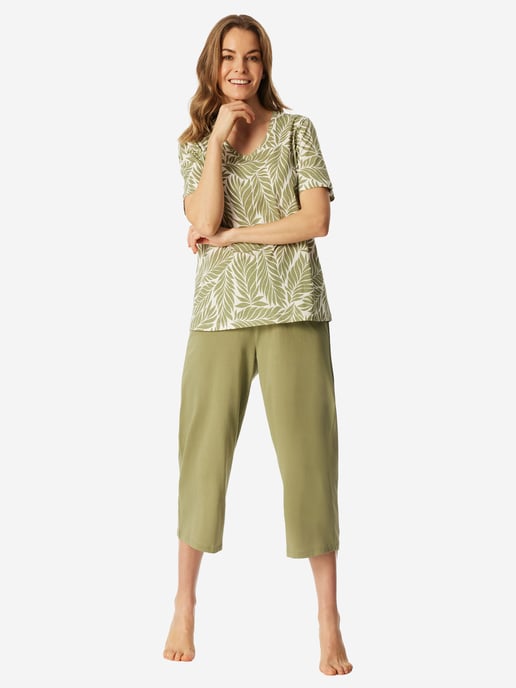 Schiesser Damen Pyjama Comfort EssentialsSchlafanzug, Pyjama Set, Nachtwäsche - Image 4