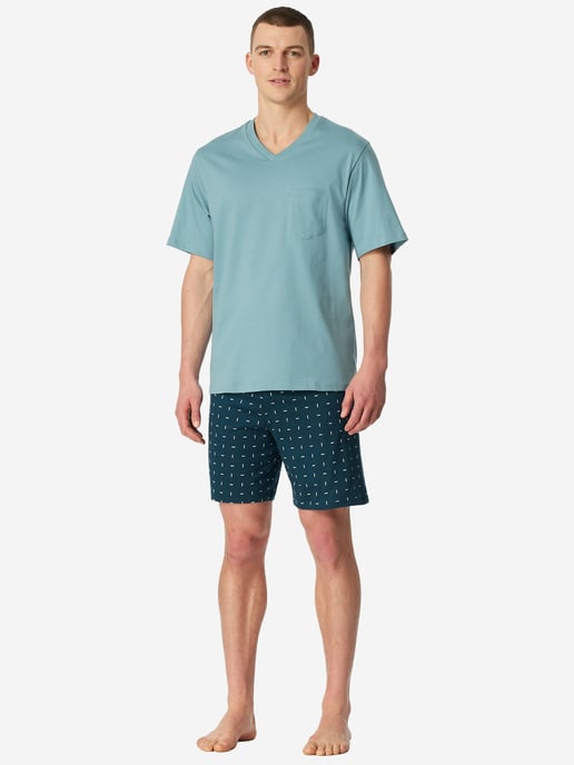 Schiesser Herren Pyjama Comfort EssentialsSchlafanzug, Pyjama Set, Nachtwäsche - Image 2