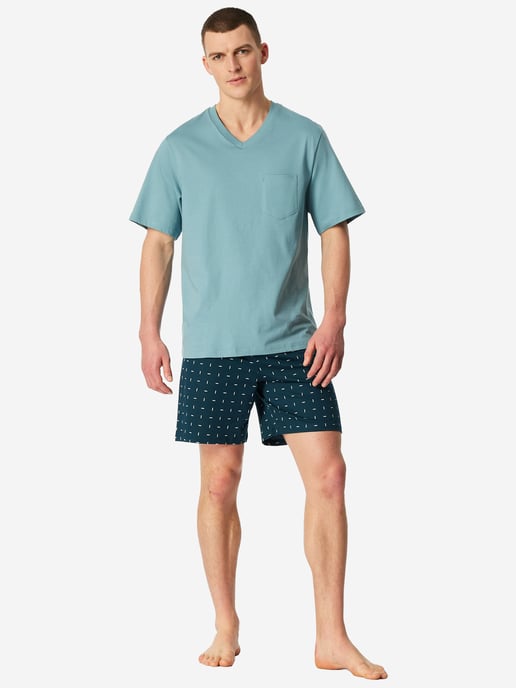 Schiesser Herren Pyjama Comfort EssentialsSchlafanzug, Pyjama Set, Nachtwäsche - Image 4