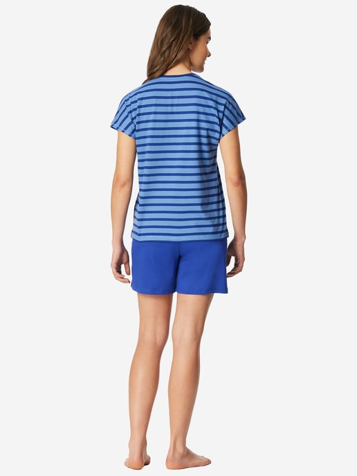 Schiesser Damen Pyjama Casual EssentialsSchlafanzug, Pyjama Set, Nachtwäsche - Image 3