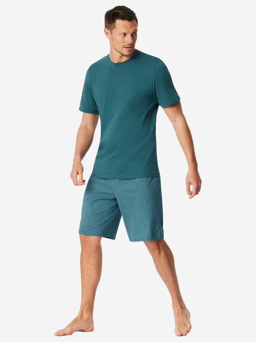 Schiesser Herren Pyjama Casual EssentialsSchlafanzug, Pyjama Set, Nachtwäsche - Image 4