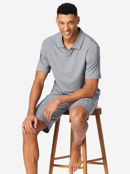 Schiesser Herren Pyjama Selected Premium JacquardSchlafanzug, Pyjama Set, Nachtwäsche - Image 4
