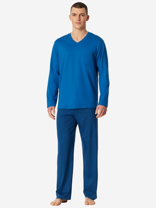 Schiesser Herren Pyjama Comfort EssentialsSchlafanzug, Pyjama Set, Nachtwäsche - Image 4