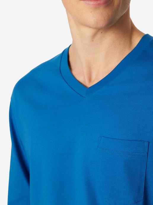 Schiesser Herren Pyjama Comfort EssentialsSchlafanzug, Pyjama Set, Nachtwäsche - Image 6