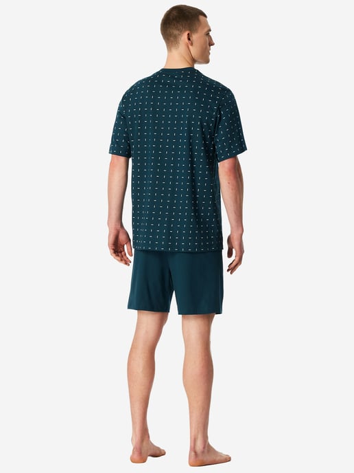Schiesser Herren Pyjama Comfort EssentialsSchlafanzug, Pyjama Set, Nachtwäsche - Image 3