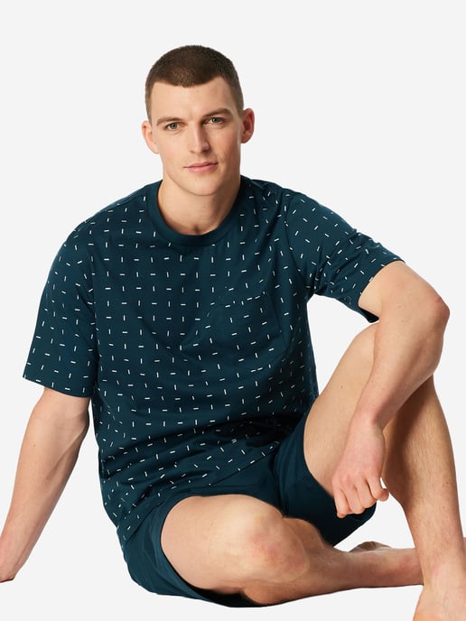 Schiesser Herren Pyjama Comfort EssentialsSchlafanzug, Pyjama Set, Nachtwäsche - Image 6