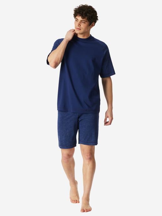 Schiesser Herren Pyjama Modern EssentialsSchlafanzug, Pyjama Set, Nachtwäsche - Image 2