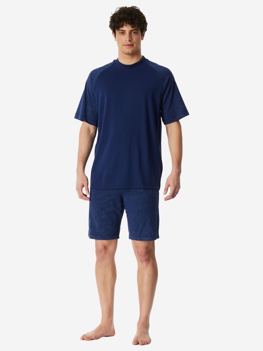 Schiesser Herren Pyjama Modern EssentialsSchlafanzug, Pyjama Set, Nachtwäsche - Image 4